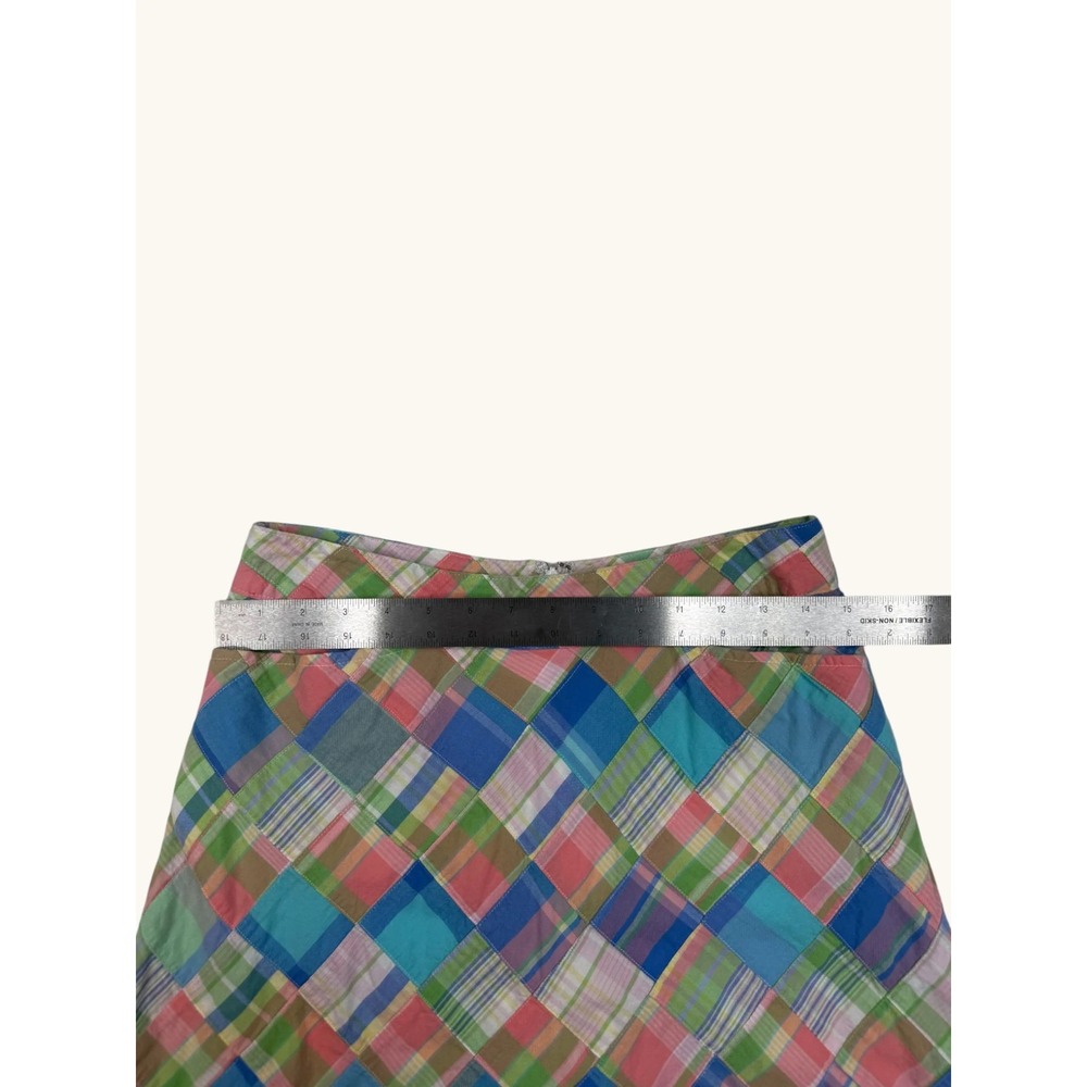 Lady Hagen Womens Golf Skirt Patchwork Plaid Multicolor A-Line Size 4 Mini - Picture 4 of 5